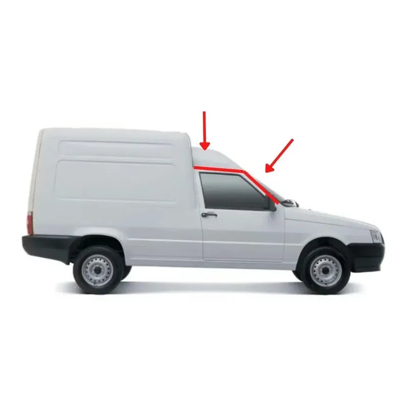 Fiat Goma Puerta Delantera Derecha Uno, Fiorino