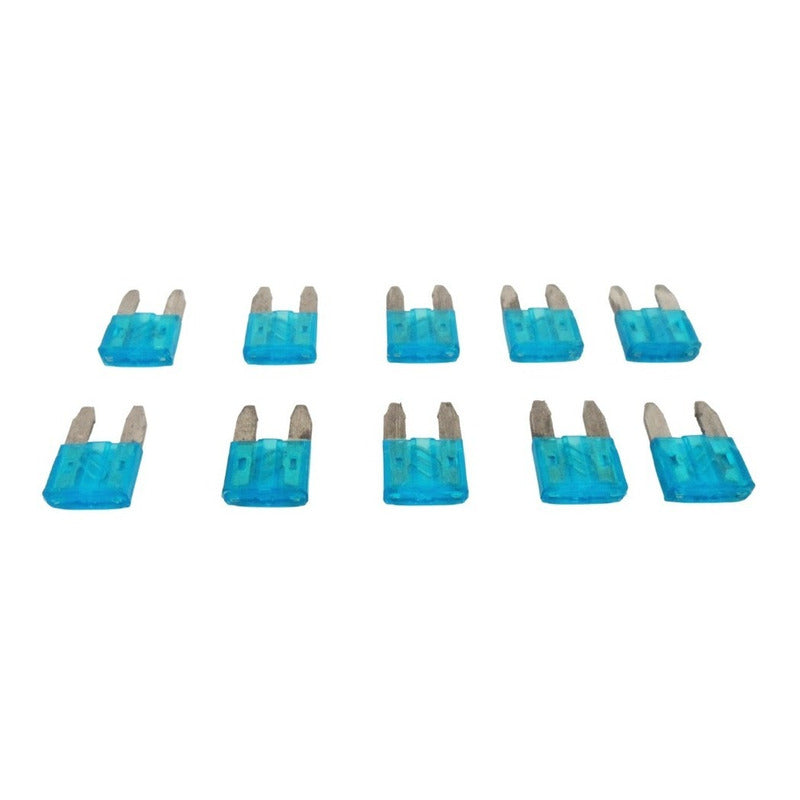 Fusible Mini 15 Amp, Set 10 Unidades