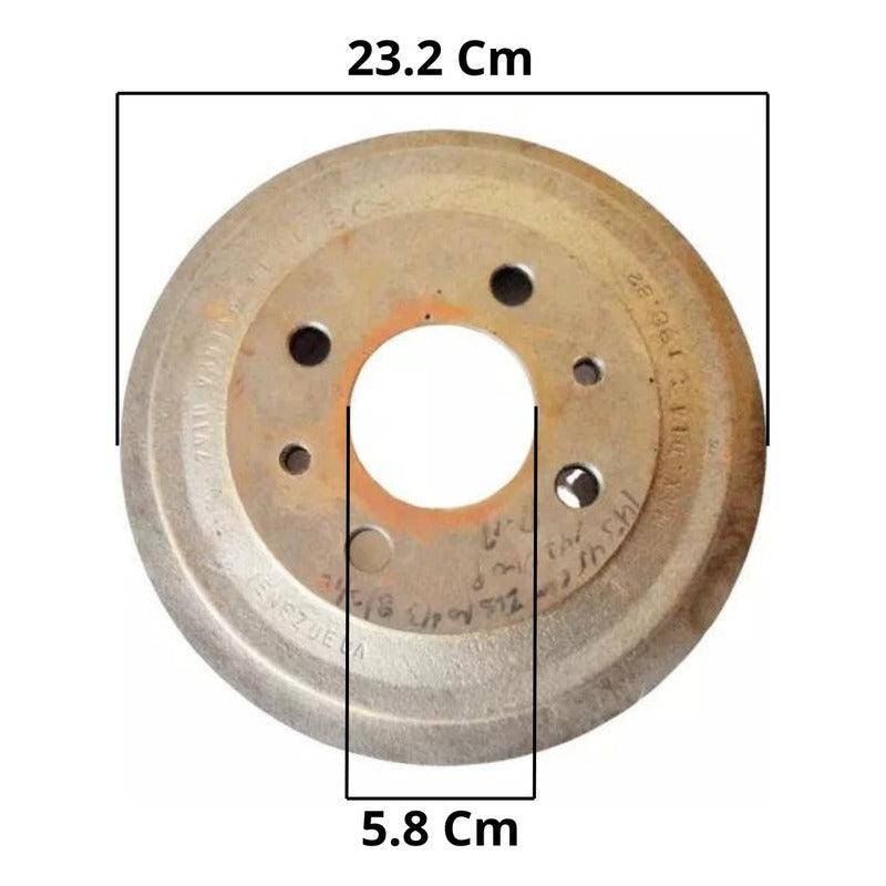 Fiat Tambor Freno 147, Uno, Premio, Palio, Ritmo, Regata