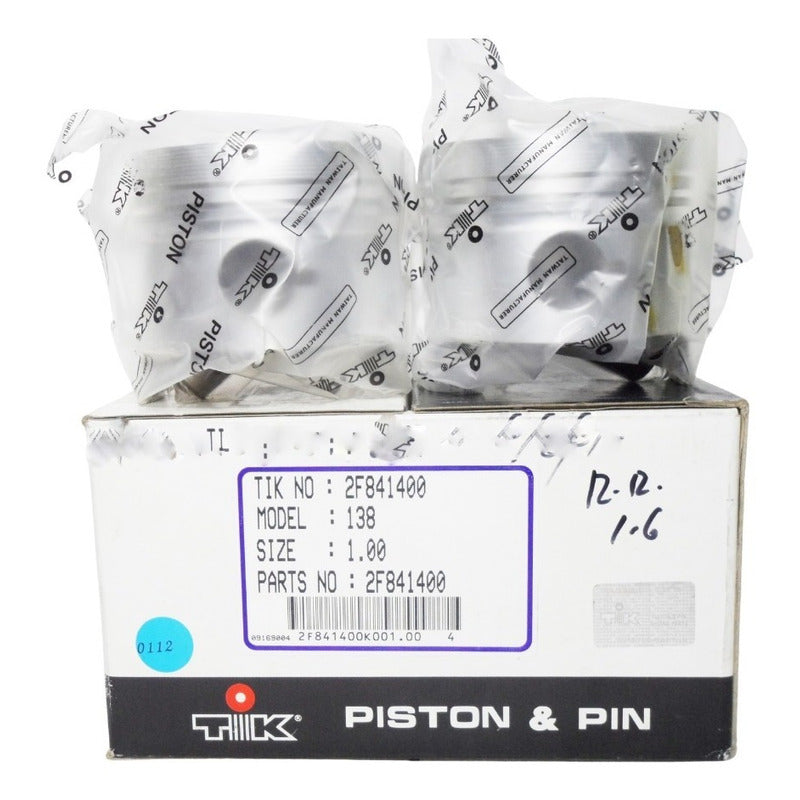 Fiat Juego Pistones Ritmo,regata, 1.6 Motor Inclinado 1mm