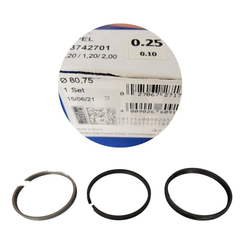 Fiat Juego Anillos Palio, Siena, Idea 1.8 0.10