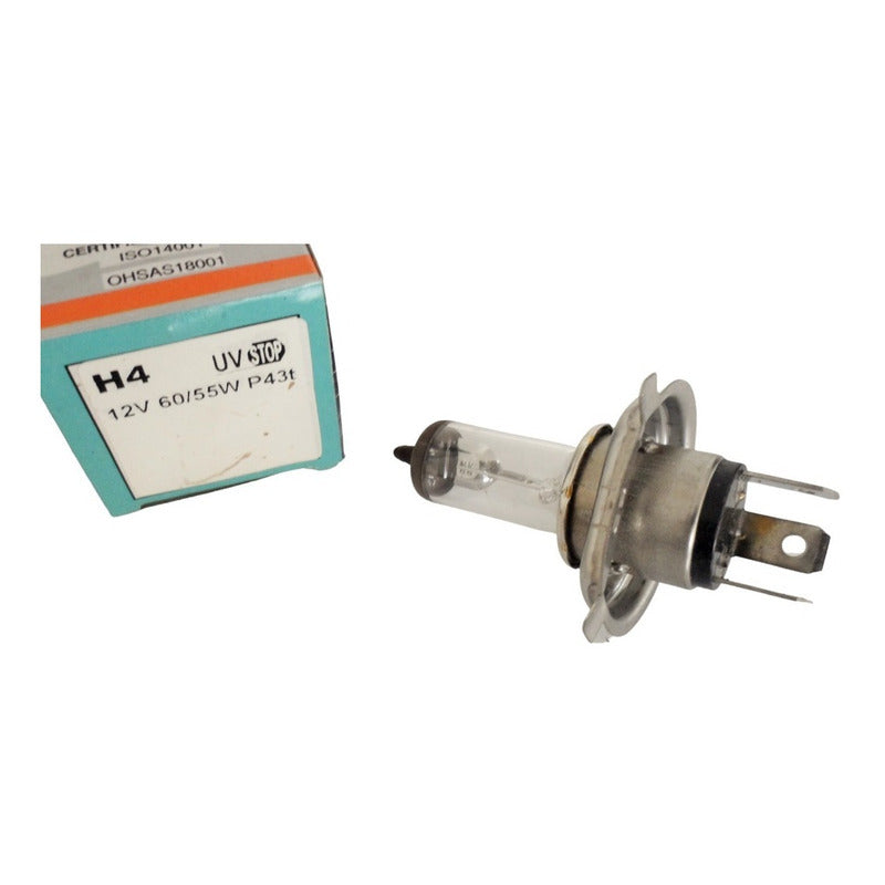 Bombillo H4 Luz Amarilla 60/55 P43 X2 Unidades