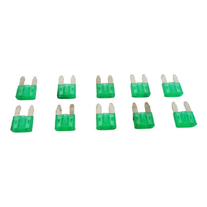Fusible Mini 30 Amp, Set 10 Unidades