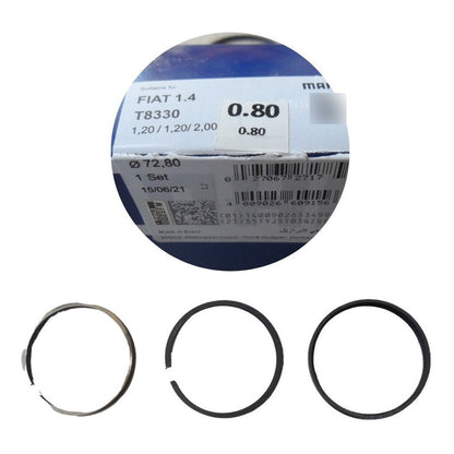 Fiat Juego Anillos Palio Siena Fire 1.4 Dodge Forza 1.4 0.80