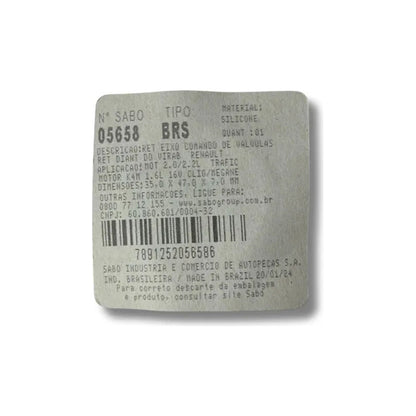 Renault Estopera Cigüeñal Delantera Twingo 16v Logan 35x47x7