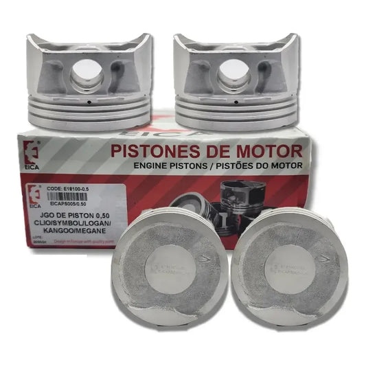 Renault Juego Pistones Twingo Clio 1.2 8v 0.20 O 0.50