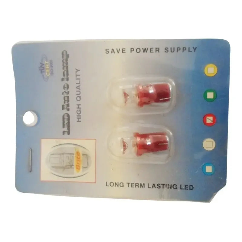 Bombillo Led Muela Rojo Par D2s Rojo