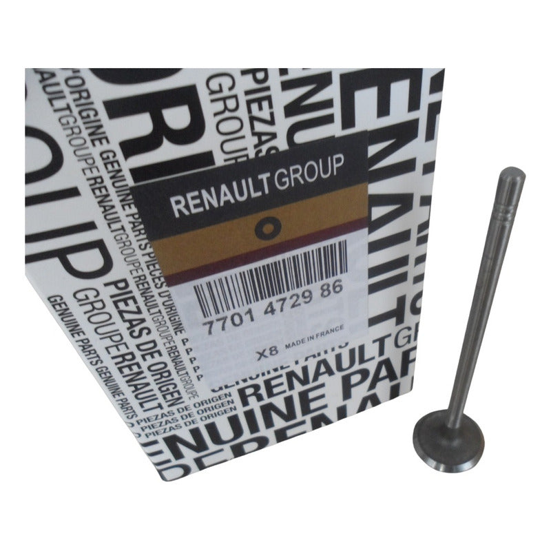 Renault Juego Valvulas Admision Twingo 16v D4f 8und