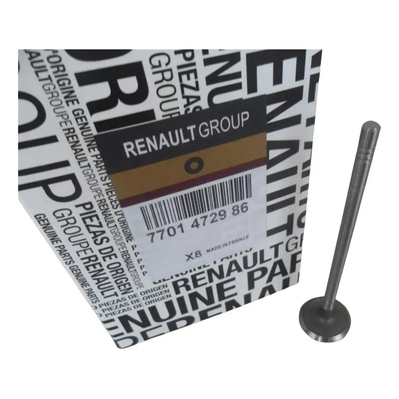 Renault Juego Valvulas Admision Twingo 16v D4f 8und
