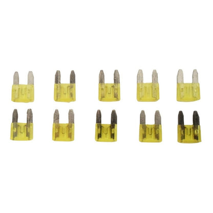 Fusible Mini 20 Amp, Set 10 Unidades