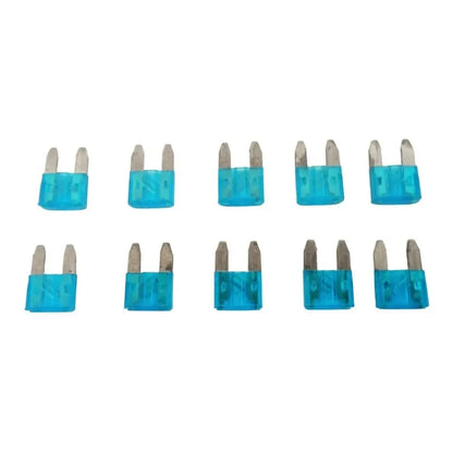 Fusible Mini 15 Amp, Set 10 Unidades