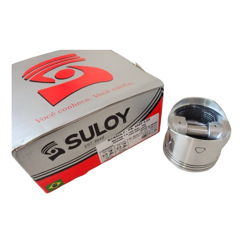 Renault Juego Pistones Clio, Symbol, Megane K4j 1.4 16v 0.50