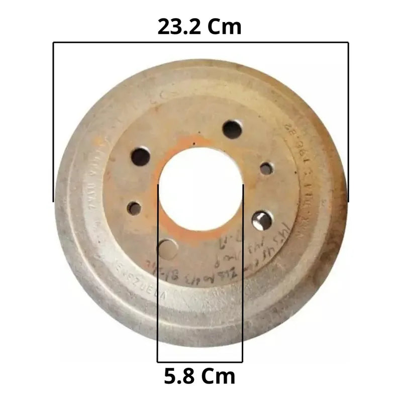 Fiat Tambor Freno 147, Uno, Premio, Palio, Ritmo, Regata
