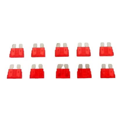 Fusible 10 Amp, Set 10 Unidades