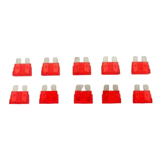 Fusible 10 Amp, Set 10 Unidades