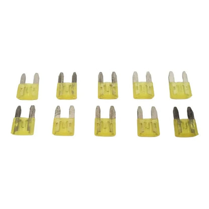 Fusible Mini 20 Amp, Set 10 Unidades