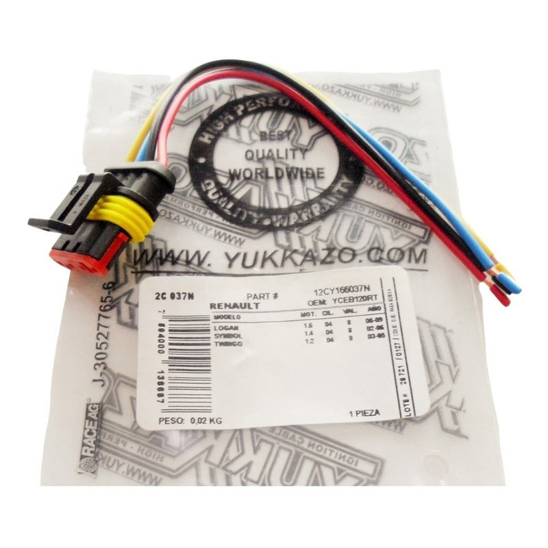 Renault Conector Bobina Logan, Symbol 1.6 8v