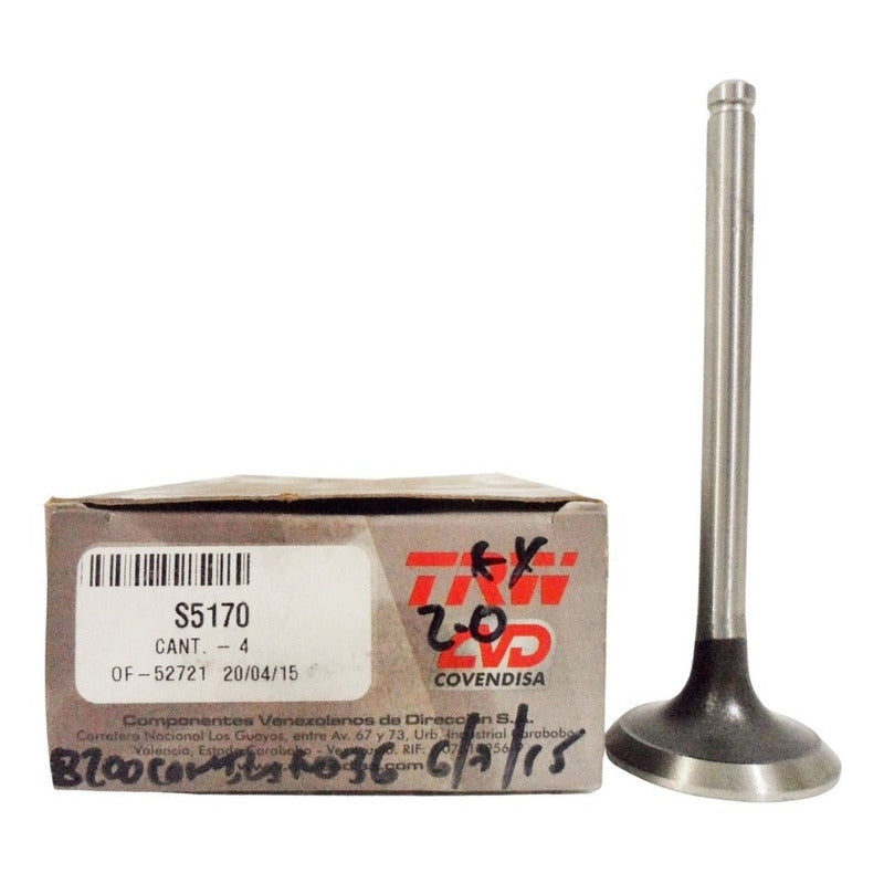 Renault Juego Valvulas Escape R18, R21 Fuego