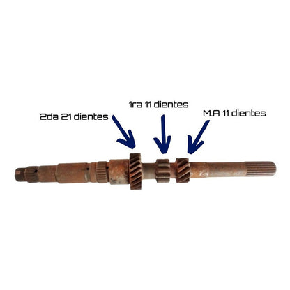 Fiat Arbol Primario Transmision Caja Palio Weekend 01al 06