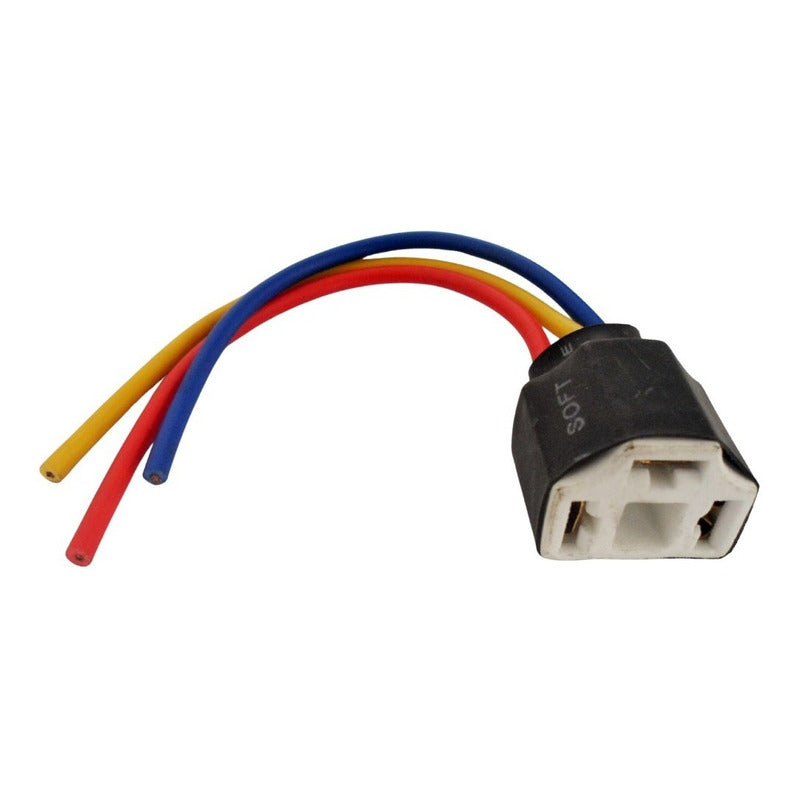 Conector Faro Bombillos H4 - P43 Porcelana